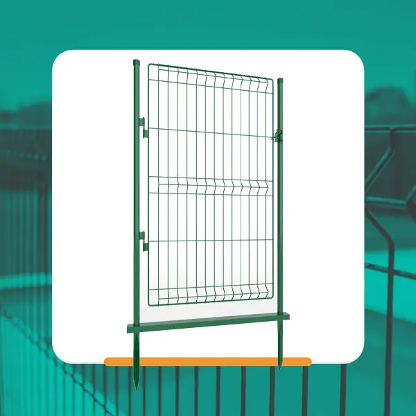 Kit Puerta Casafor Plus verde 0,83mx1.25m