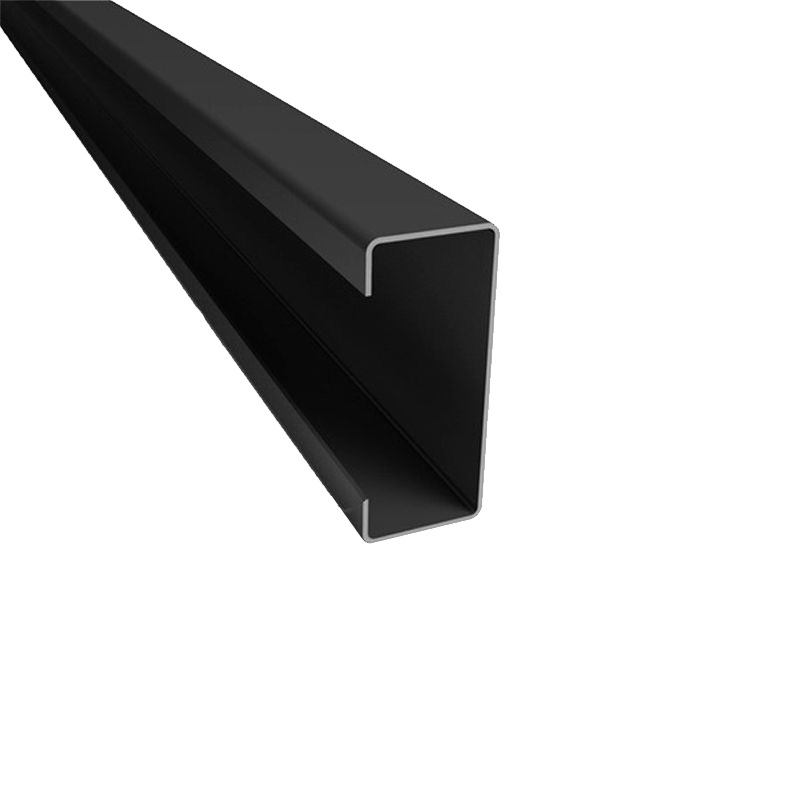 [PCN-140X60-2.00-12] Perfil C Negro 140x60x20X2.00 x 12 MTS.