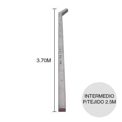 [PHIO25] Poste Intermedio Olimpico para Tejido 2.50mts (11cm x 11cm x 3.70m)