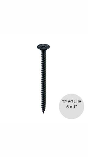 [TORT2AGUX6X1UNI] Tornillo T2 aguja 6x1 x Uni