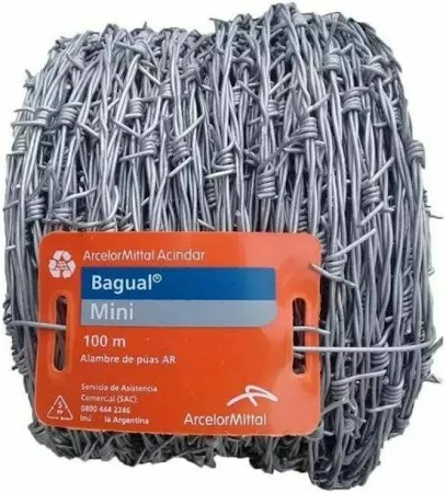 [ALP100ACINDAR] Alambre con Púa Baguel 1.60mm - 101.6mm x 100m (Acindar)